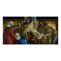 The Descent from the Cross Rogier van der Weyden Custom Photo Card