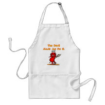 The Devil Made Me Do it! Aprons