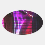 THE DIVIDE.jpg Oval Stickers