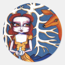 The Doe Round Sticker