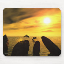 The Dolphin Stones Mouse Mat