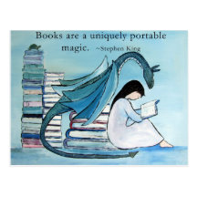 The Dragon's Favorite Book Postcard
