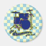 the drummer ~ music refrigerator magnets