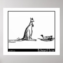 The Duck and the Kangaroo Print