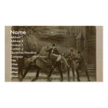 The Duel in the Snow, 'The Banker's Daughter' Business Card Templates