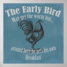 The Early Bird Posters