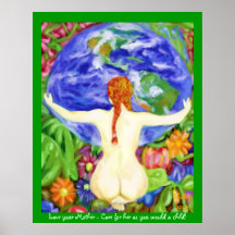 The Earth is my Mother Print