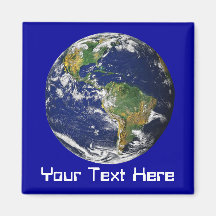 The Earth Photograph Magnet