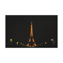 The Eiffel Tower, Paris Stretched Canvas Print