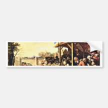 The Election, English," "Humours Of An Election" Bumper Stickers