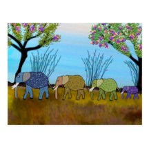 The Elephant Habitat Postcard