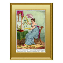 The English lady Dandy toy Post Card