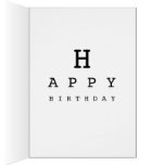 The Eternal Optometrist Greeting Card