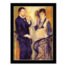 The Expectant Couple Postcard