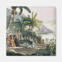 The Expedition Party and King Kamehameha I Magnets