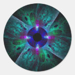 The Eye Abstract Art Round Sticker