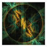 The Eye of the Jungle Abstract Art Photo Print