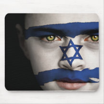 The face of Israel Mouse Pads