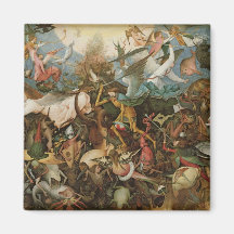 The Fall of the Rebel Angels, 1562 Fridge Magnet