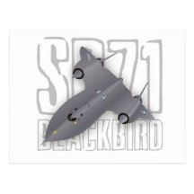The fastest supersonic spy plane: SR-71 Blackbird Post Cards