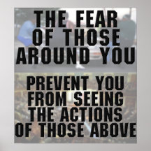 The Fear of Those Around You Poster
