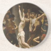 The Flagellation of Our Lord Jesus Christ 1880 Coaster