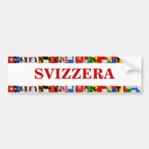 The Flags of the Cantons of Switzerland, Italian Bumper Stickers