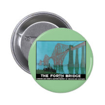 The Forth Bridge - North Eastern Railway Button