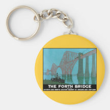 The Forth Bridge - North Eastern Railway Keychain