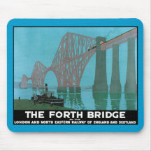 The Forth Bridge - North Eastern Railway Mouse Pads