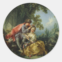 The Four Seasons, Spring - François Boucher Stickers