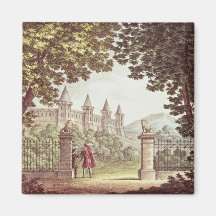 The Gardens of Windsor Castle Refrigerator Magnet