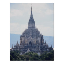 The Gawdawpalin Temple, built in 1174 AD, 55 metre Post Card