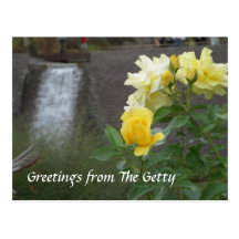 The Getty Museum postcard