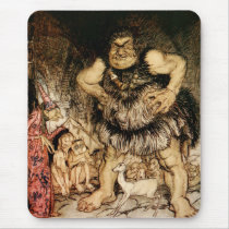 The Giant Galligantua and the Wicked Old Magician mousepads