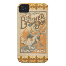 The girl from Paris, vintage iPhone 4 Covers
