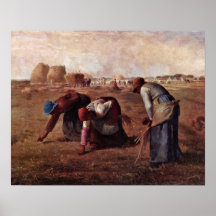 The Gleaners by Jean-Francois Millet Posters