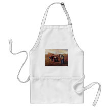 The Gleaners By Millet  (Best Quality) Aprons