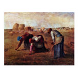 The Gleaners By Millet  (Best Quality) Postcard