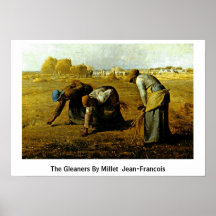 The Gleaners By Millet (Ii) Jean-Francois Poster