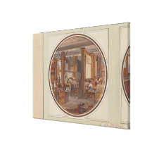 The Gobelins Workshop, 1840 Gallery Wrapped Canvas