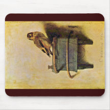 The Goldfinch., Puttertje  By Carel Fabritius Mouse Pads