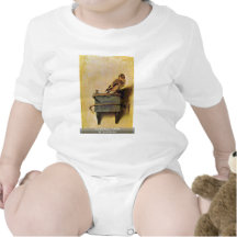 The Goldfinch., Puttertje  By Carel Fabritius Baby Creeper