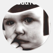 the graduate round stickers