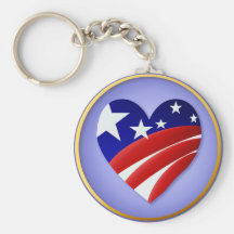 The Great American Heart Keychains