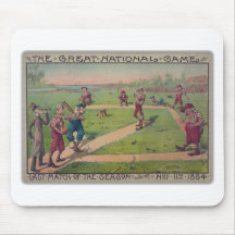 The great national game. Last match of the season Mousepad