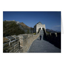 The Great Wall, Beijing, China Greeting Card