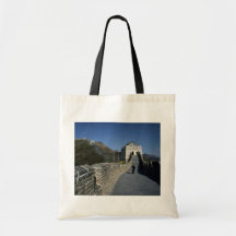 The Great Wall, Beijing, China Tote Bags
