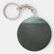 The Great Wall ( black minimalism painting ) Key Chain