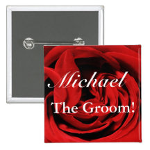 The Groom Pinback Button